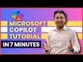 This 7-Minute Copilot Tutorial Will Save You HOURS Daily || Microsoft Copilot || Copilot tutorial