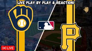 Milwaukee Brewers vs Pittsburgh Pirates | MLB Livestream Live Radio Broadcast