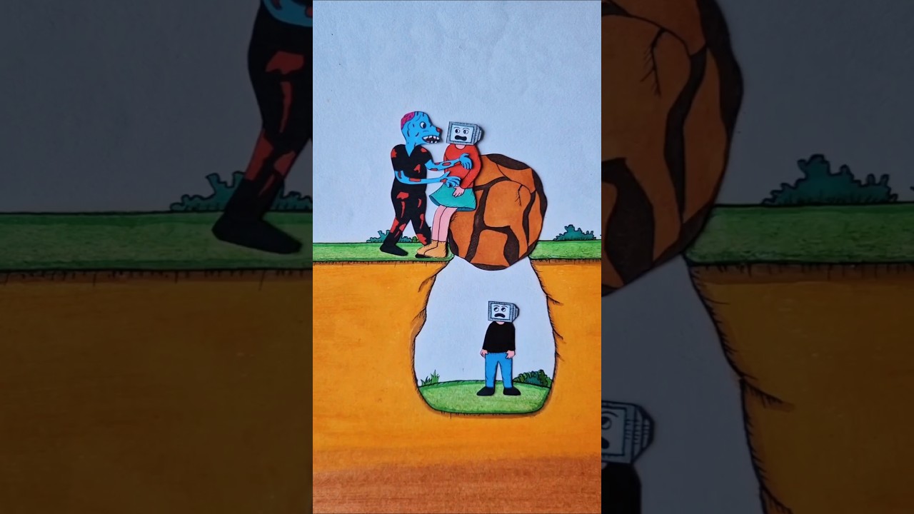 Злой зомби забирает телевизионную мать 