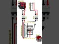 changer ke sath home wiring/generator and main supply MCB connection// #shorts #shortsvideo