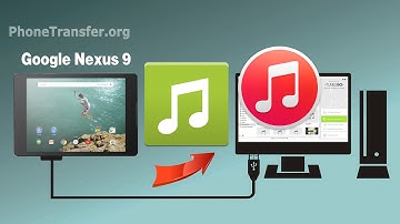 How to Sync Music & Playlist from Google Nexus 9 to iTunes, Nexus 9 Songs to iTunes