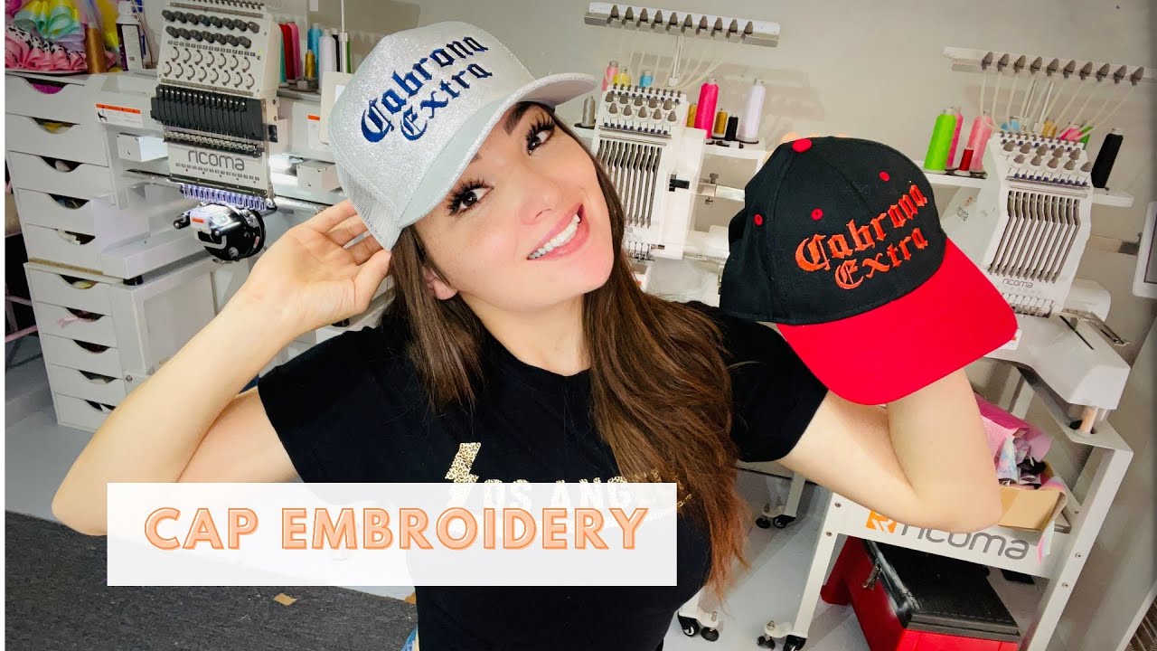 Cap Embroidery Using MT1501 EM1010 YouTube