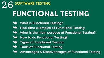 QA manual testing tutorial for beginners | what is functional testing in software testing