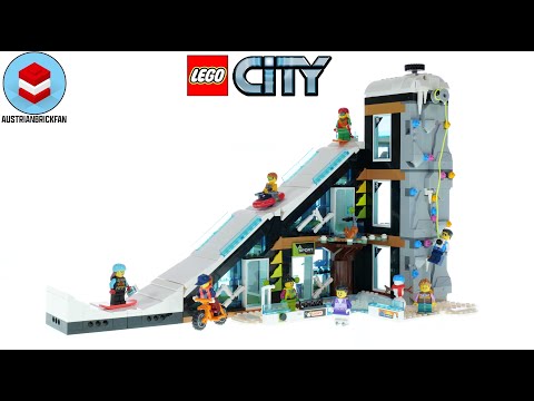 LEGO City 60366 Ski and Climbing Center - LEGO Speed Build Review