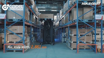 Codel HIK robots AMR Forklift Mobile Robot F5 1600 Automate the Material Handling for Narrow Aisles