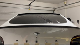 Tesla Model Y NEW Rear Emblem Logo Installation Tutorial! New Look - Thoughts?