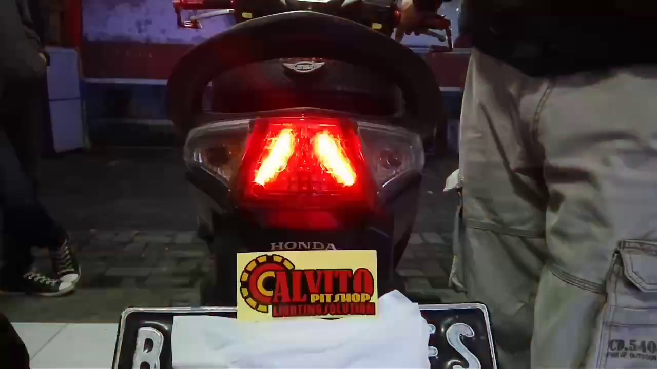 Custom Stoplamp Lampu Rem Honda Beat Karbu YouTube