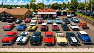 Maple Motors SNEAK PEEK 7/19/26 Lot Walk Classic Muscle Cars For Sale