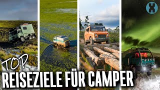 TOP 12 REISEZIELE für Camper &amp; Overlander! (🇩🇪+🇬🇧🇺🇸)