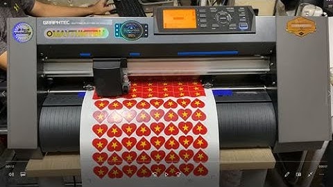 Máy cắt bế decal Graphtec CE7000 40 cắt bế tem nhãn liên tục cực nhanh, chính xác