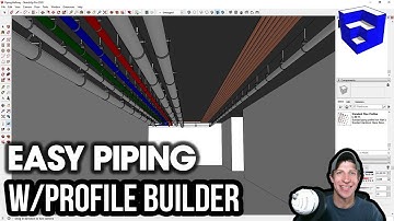 Modeling, Quantifying, and Pricing PIPING with Profile Builder for SketchUp!