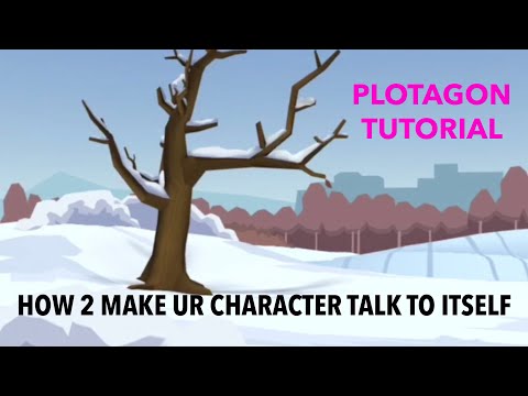 Plotagon tutorial: how to make your character talk to itself