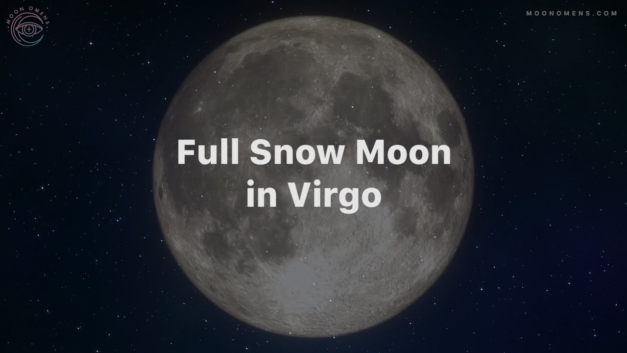 Full Snow Moon in Virgo