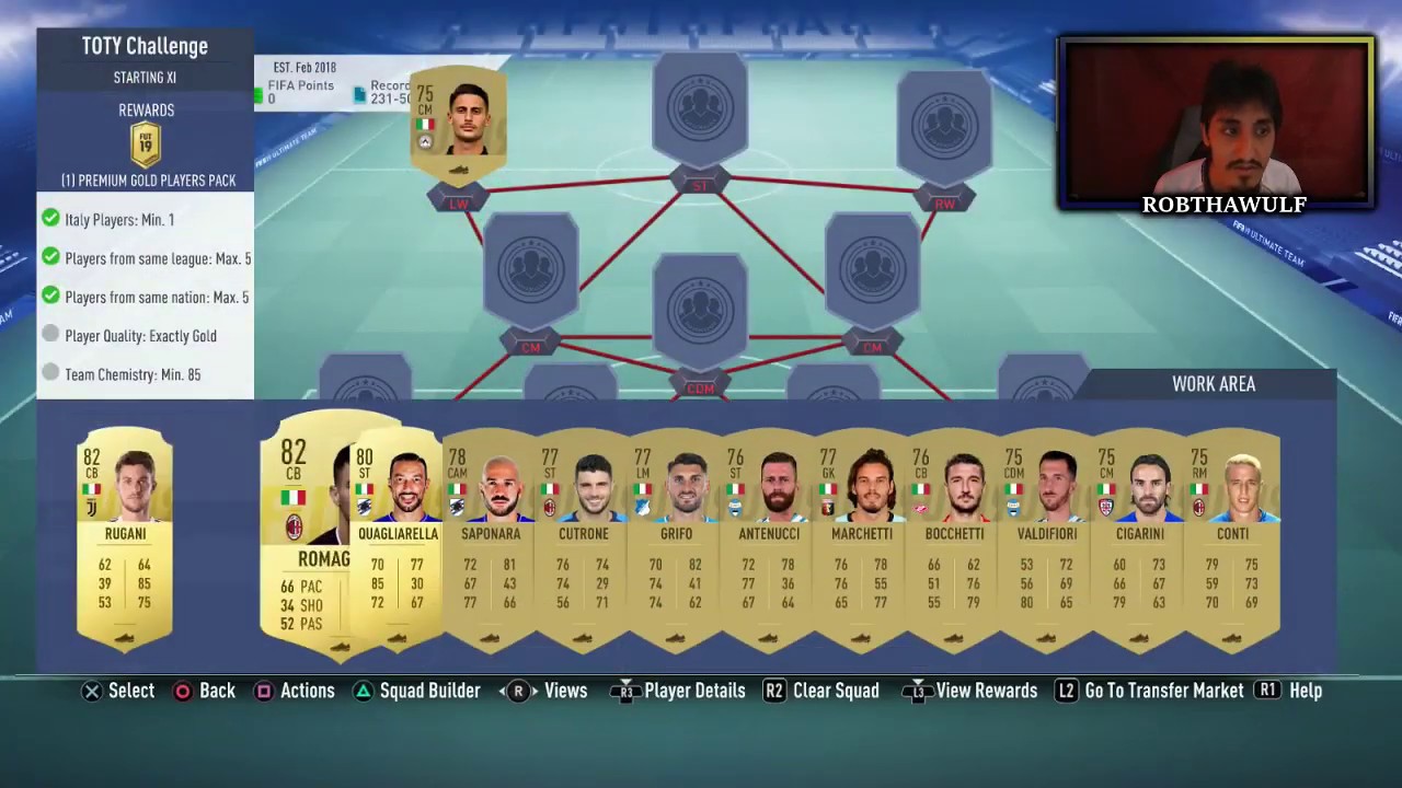 FIFA 19 | TOTY CHALLENGE SBC'S
