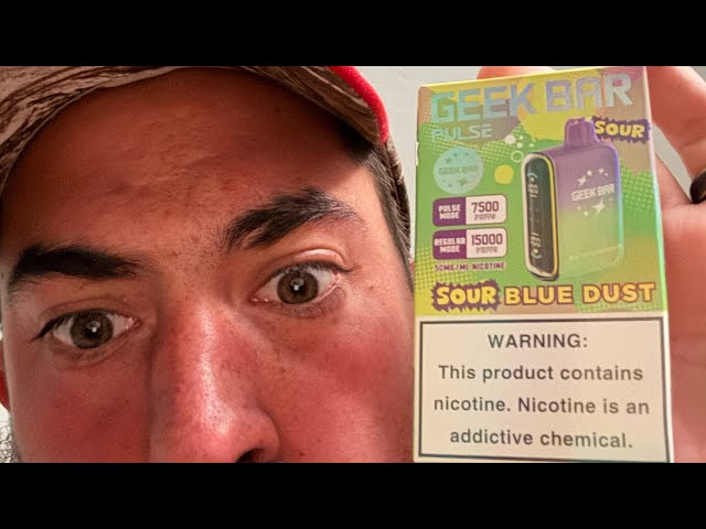 geek bar sour blue dust review Geek Bar Sour Blue Dust Flavor Review Sour Blue Dust Geek Bar Pulse Vape  Purple Geek Bar Flavors GEEKBAR Pulse X Disposables Review: A Top Contender main image 0