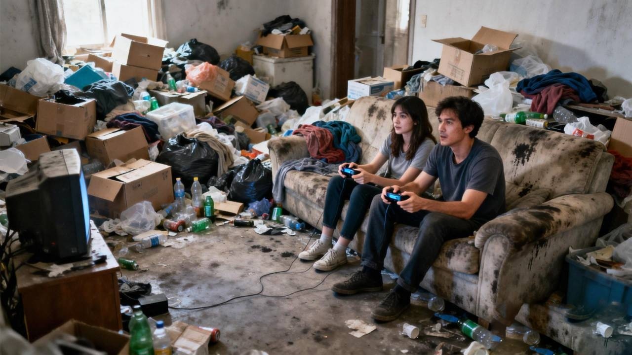 😱A man living in a garbage dump can actually find a girlfriend!