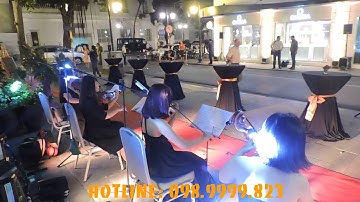 Cho thuê ban nhạc biểu diễn tiệc khai trương tại Hà Nội 0989999823