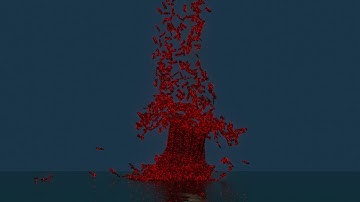 Blender 2.8 Rigid Body Simulation - Animation - Physics