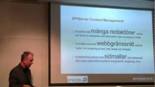 Smart webbpublicering med EPiServer del 1