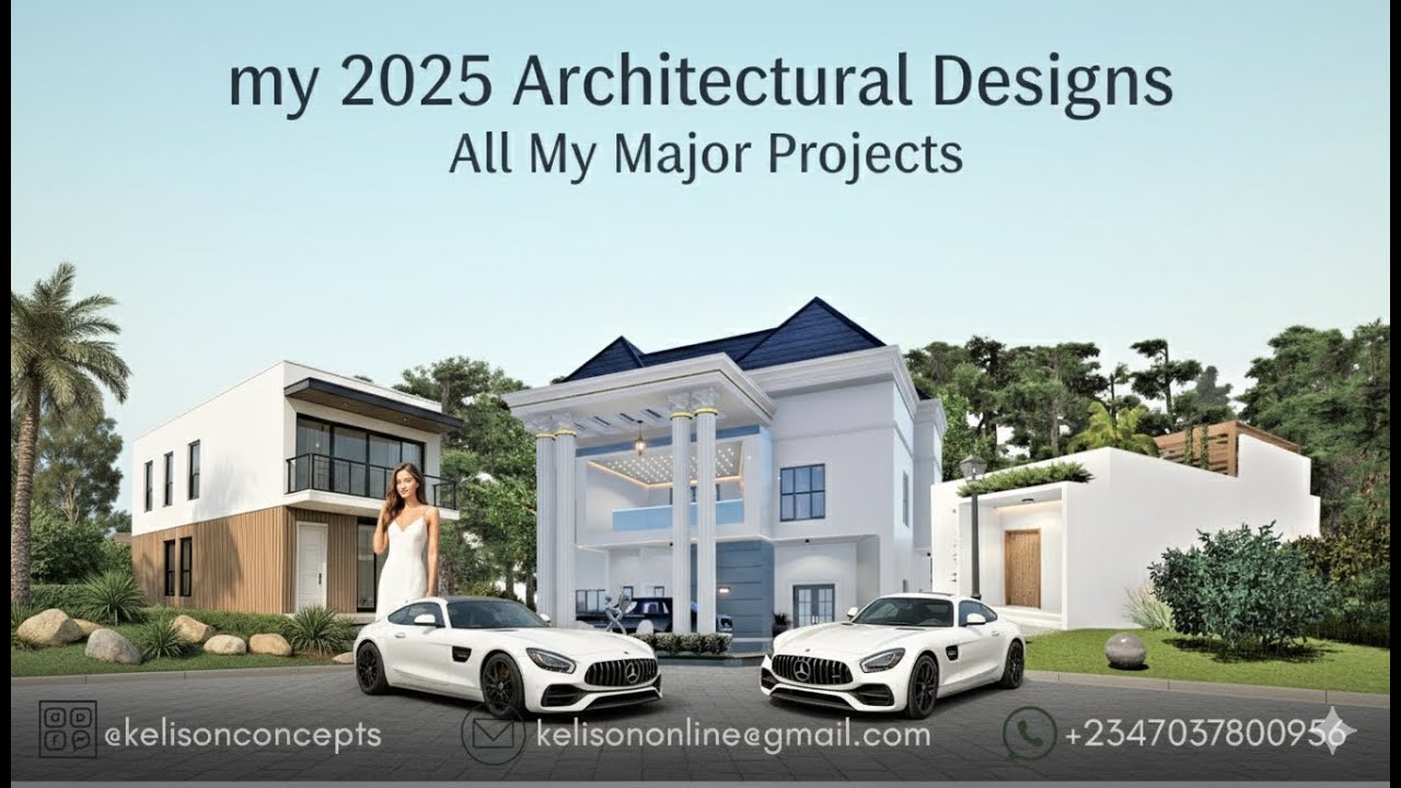 My 2025 Architectural Designs | All My Major Projects | Merry Christmas.