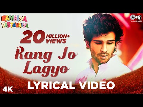 Rang Jo Lagyo Lyrical | Ramaiya Vastavaiya | Girish Kumar, Shruti Haasan |Atif Aslam, Shreya Ghoshal