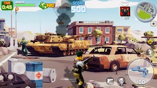 GRAND GANGSTER CITY : PIXEL 3D GUN CRIME GAMES  // GAME PLAY // OPEN WORLD GAMES // CARS AND CRIMES screenshot 1