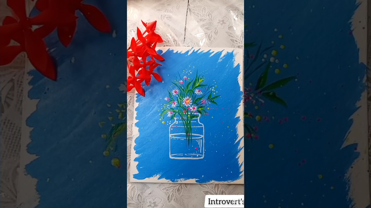 Easy Mini acrylic Painting 