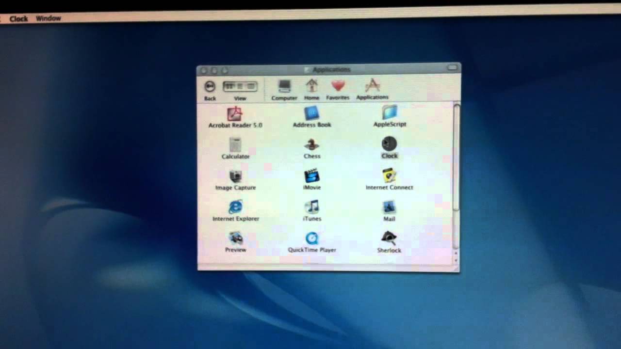 OS Tour: Mac OS X v10.1 