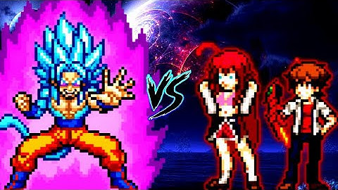 Goku TP V4 (all form) VS Rias V3 in Jump Force Mugen