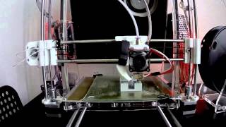 Reprap Prusa i3 printing timelapse