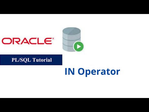 17. IN Operator in Oracle PL/SQL.