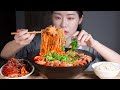 직접잡은 쭈꾸미 얼큰 열라면 라죽 리얼사운드먹방/SPICY OCTOPUS NOODLES!