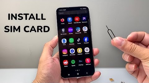 How To Install SIM Card On Android Phone