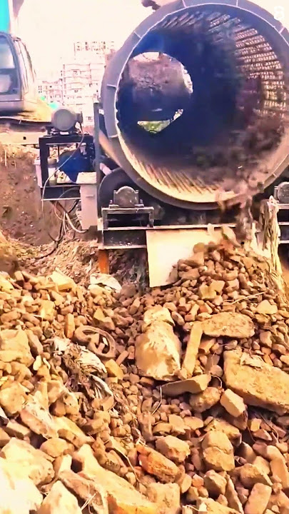 Mesin canggih untuk proses pemisahan bebatuan dan pasir #shorts