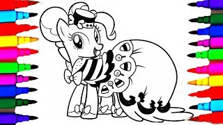 How to Draw and Color MLP - Pinkie Pie Coloring Pages l Coloring Drawing Pages Videos for Children