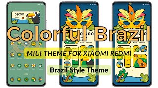 Brazil Style MIUI theme: Colorful Brazil screenshot 5