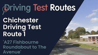 Chichester Driving Test Route 1
