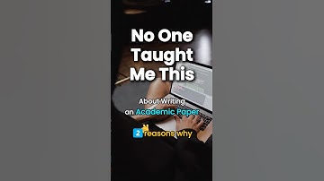 Why No One Teaches Academic Writing🤷‍♂️