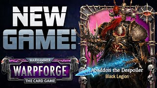 My first look at Warhammer 40,000: Warpforge! You will like this card game.