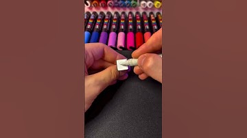 Customize Your Keyboard Keys with Posca Markers 🎨 | DIY Key Art | Fun PC Mods #shorts  #sketchful