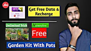 New Nurserylive FREE Garden Kit With Pots | Unlimited Trick | Jio FREE Data & FREE Recharge LOOT | screenshot 2