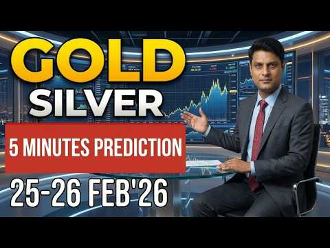 Video preview for In this video, we are sharing #GoldRate #XAUUSDDailyAnalaysis #silver for Today 25-26 Feb 2026 , Please watch the full video and share it with your friends also.