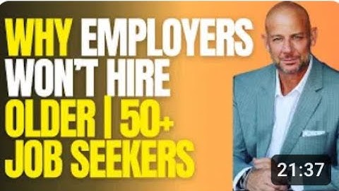 AGEISM IS REAL! Why Employers Don