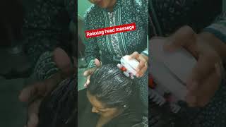 hair spa with relaxing massage