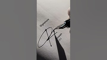 How To Design Your Own Amazing Signature | Name: Rowan