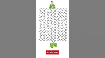 maze game to test your IQ with answer  #iqtest #maze