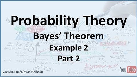 Probability Theory: Bayes