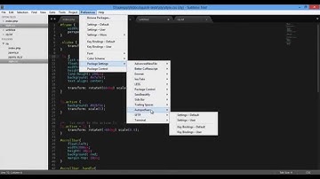 Sublime Text 3    AutoPrefix CSS 720p