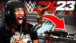WWE 2K23 MyRISE #3 - LADDER MATCH FOR THE IC TITLE!