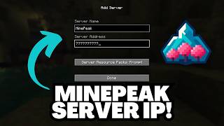 Minecraft MinePeak Server IP Address 26.2
